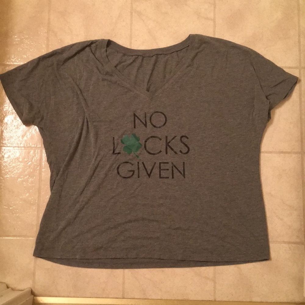 No Lucks given saint patty’s Irish slang shirt